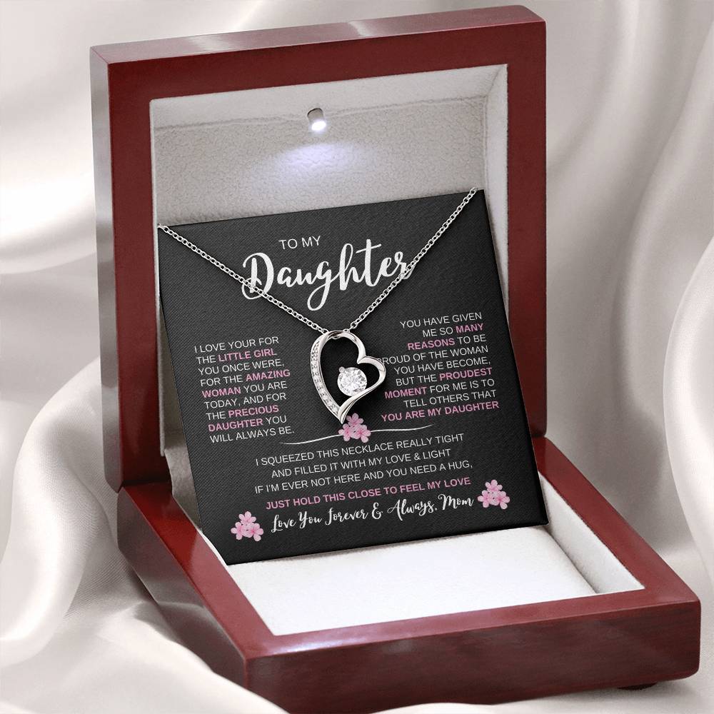 To My Daughter | Forever Love Necklace (P)