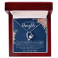 To My Amazing Daughter | Forever Love Necklace-Bl