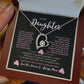 To My Daughter | Forever Love Necklace (P)