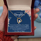 To My Amazing Daughter | Forever Love Necklace-Bl