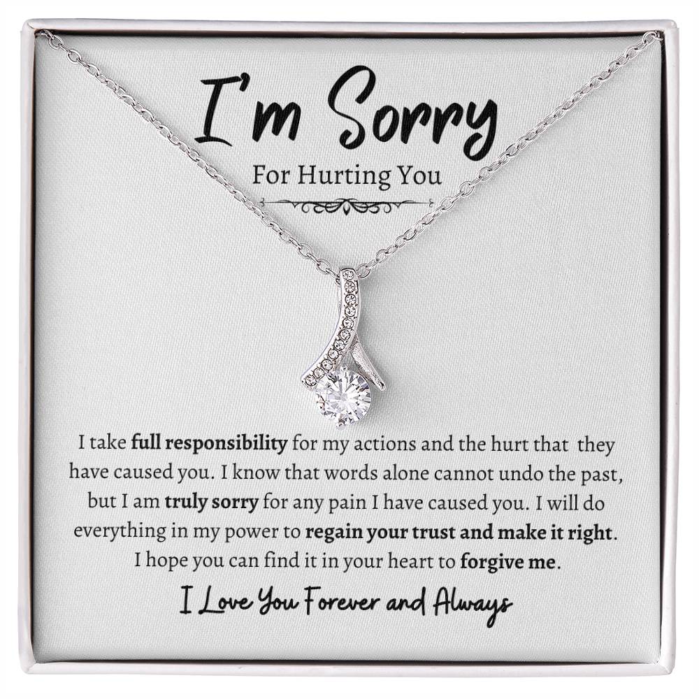 I'm Sorry For Hurting You | Alluring Beauty Necklace wb