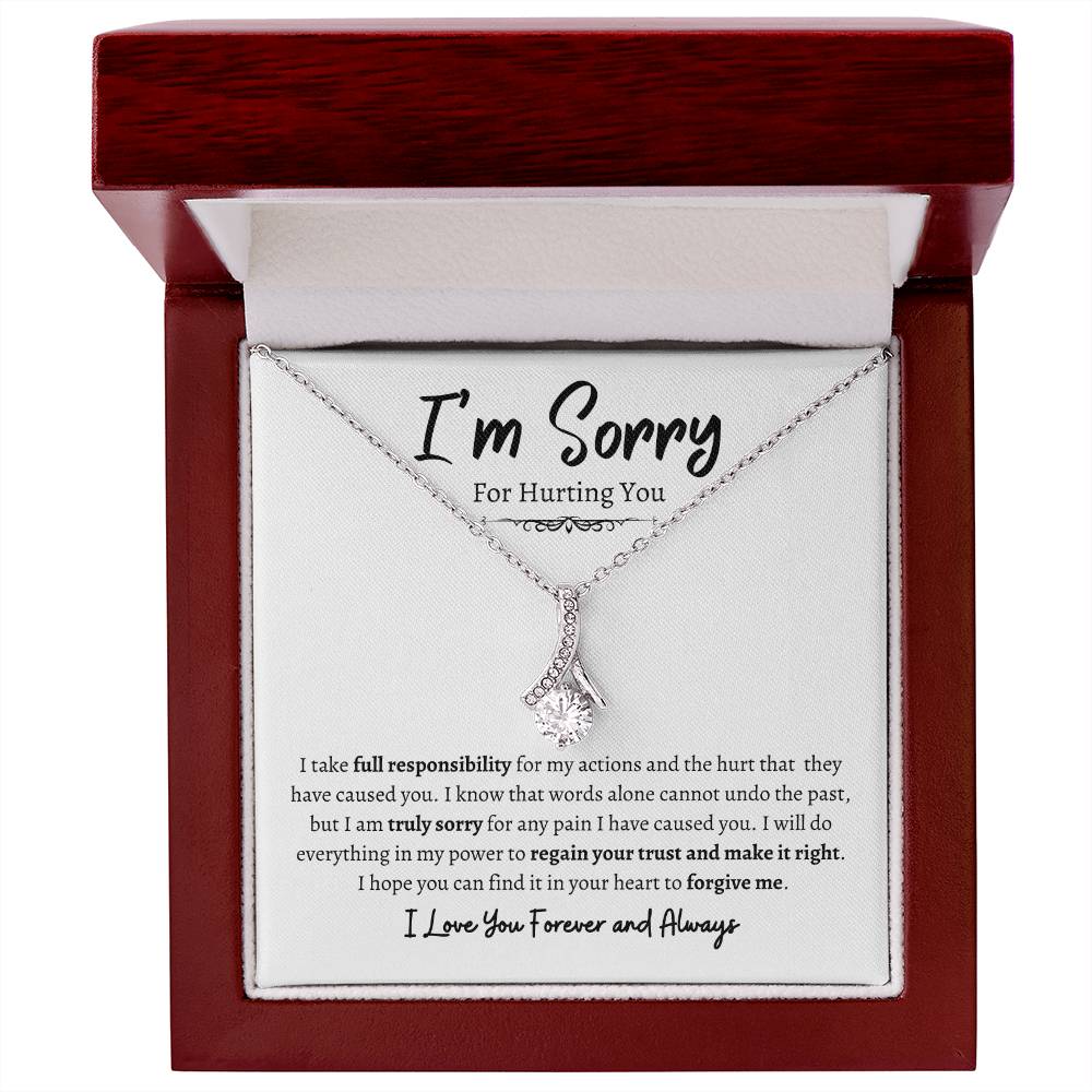 I'm Sorry For Hurting You | Alluring Beauty Necklace wb