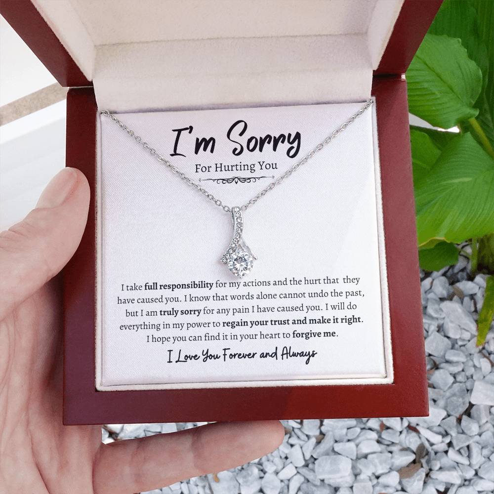 I'm Sorry For Hurting You | Alluring Beauty Necklace wb