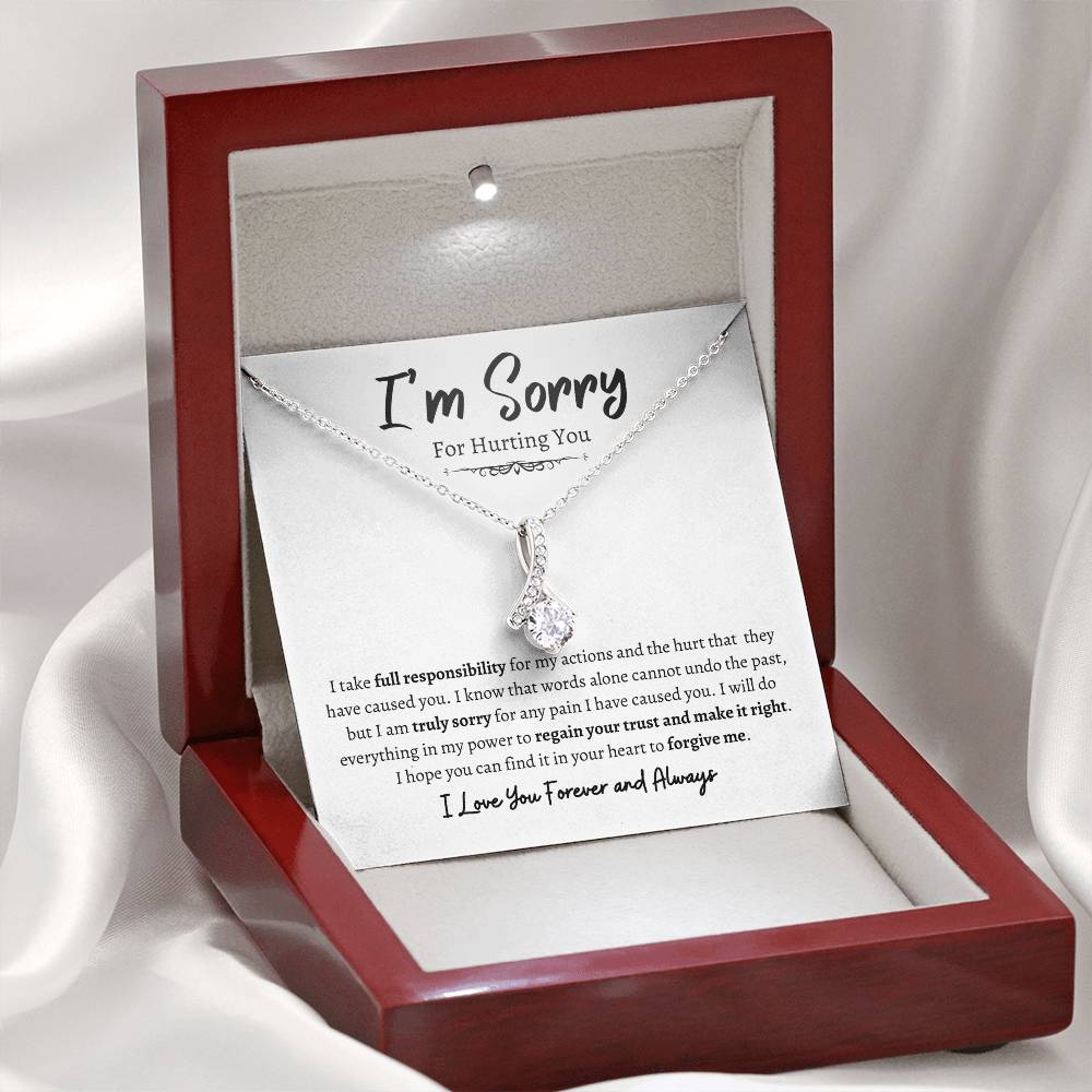 I'm Sorry For Hurting You | Alluring Beauty Necklace wb