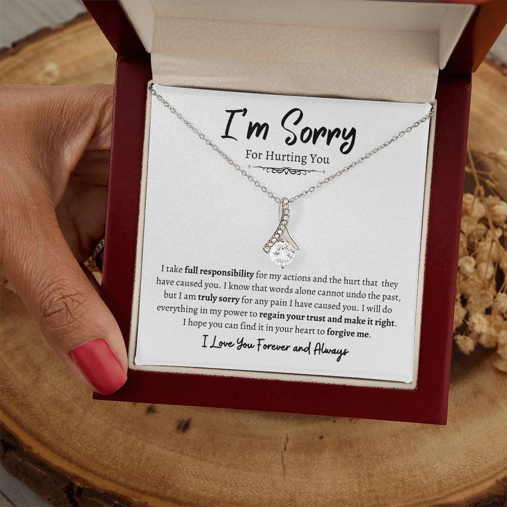 I'm Sorry For Hurting You | Alluring Beauty Necklace wb