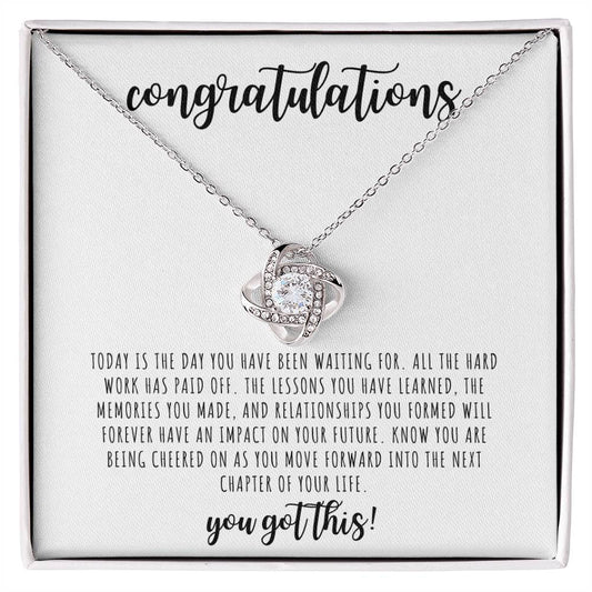 Congratulations | Love Knot Necklace