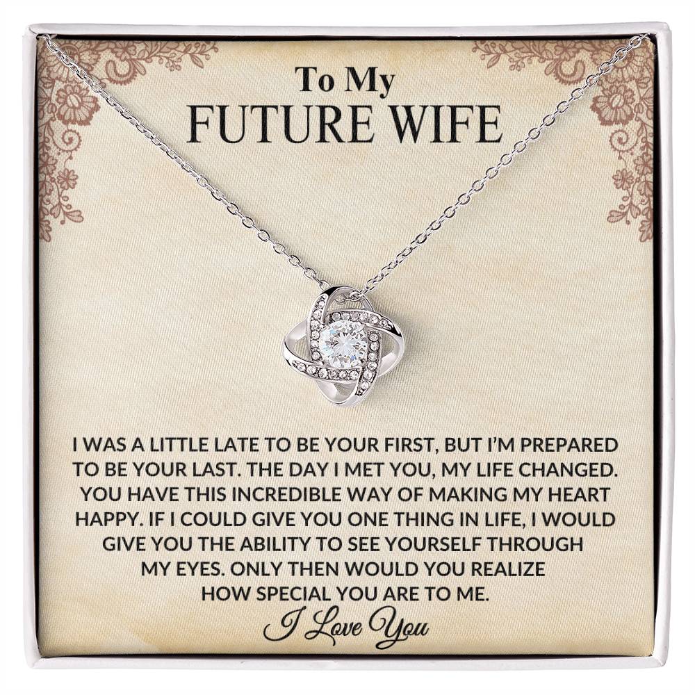 To My Future Wife | Love Knot Necklace