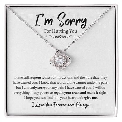 I'm Sorry For Hurting You | Love Knot wb