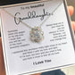 To My Beautiful Granddaughter | Most Beautiful Chapter | Love Knot Necklace