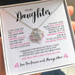 To My Daughter- The Amazing Woman You Are | Love Knot Necklace