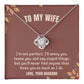 To My Wife | Love Knot Necklace