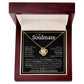 To My Beautiful Soulmate | Love Knot Necklace