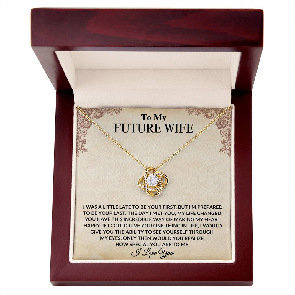 To My Future Wife | Love Knot Necklace