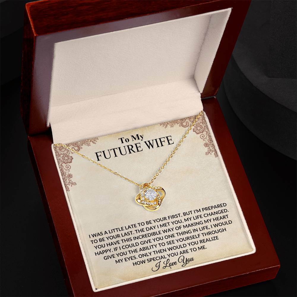 To My Future Wife | Love Knot Necklace