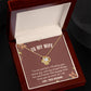 To My Wife | Love Knot Necklace