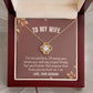 To My Wife | Love Knot Necklace