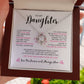 To My Daughter- The Amazing Woman You Are | Love Knot Necklace