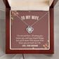 To My Wife | Love Knot Necklace