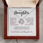 To My Daughter- The Amazing Woman You Are | Love Knot Necklace