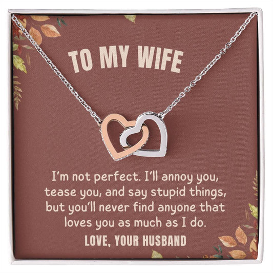 TO MY WIFE | I'M NOT PERFECT