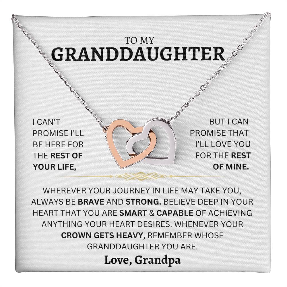 TO MY GRANDDAUGHTER