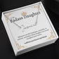 Badass Daughter Name Necklace - Gold