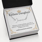 Badass Daughter Name Necklace - Gold