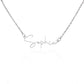 Badass Daughter Name Necklace - Gold