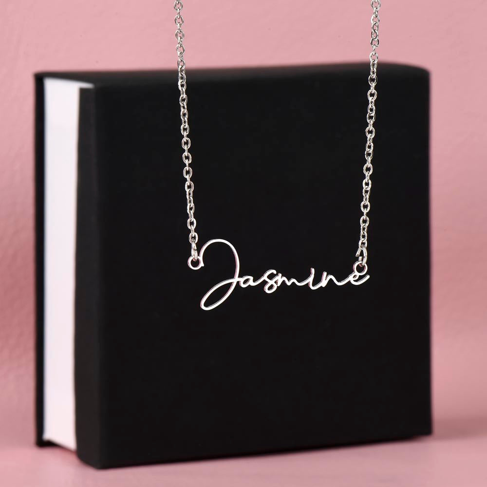 Badass Daughter Name Necklace - B