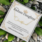Badass Daughter Name Necklace - Gold