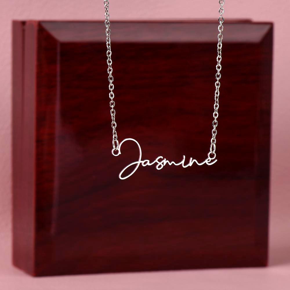 Badass Daughter Name Necklace - B