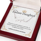 Badass Daughter Name Necklace - Gold