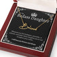 Badass Daughter Name Necklace - B
