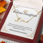 Badass Daughter Name Necklace - Gold