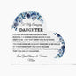 To My Amazing Daughter Love Mom | Acrylic Heart Plaque