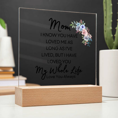 Sweet Gift for MOM | My Whole Life - Water Color Bouquet