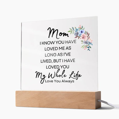 Sweet Gift for MOM | My Whole Life - Water Color Bouquet