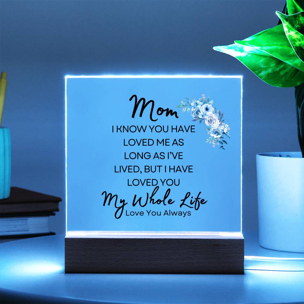 Sweet Gift for MOM | My Whole Life - Water Color Bouquet