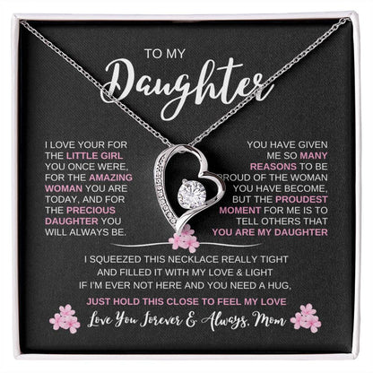 To My Daughter | Forever Love Necklace (P)