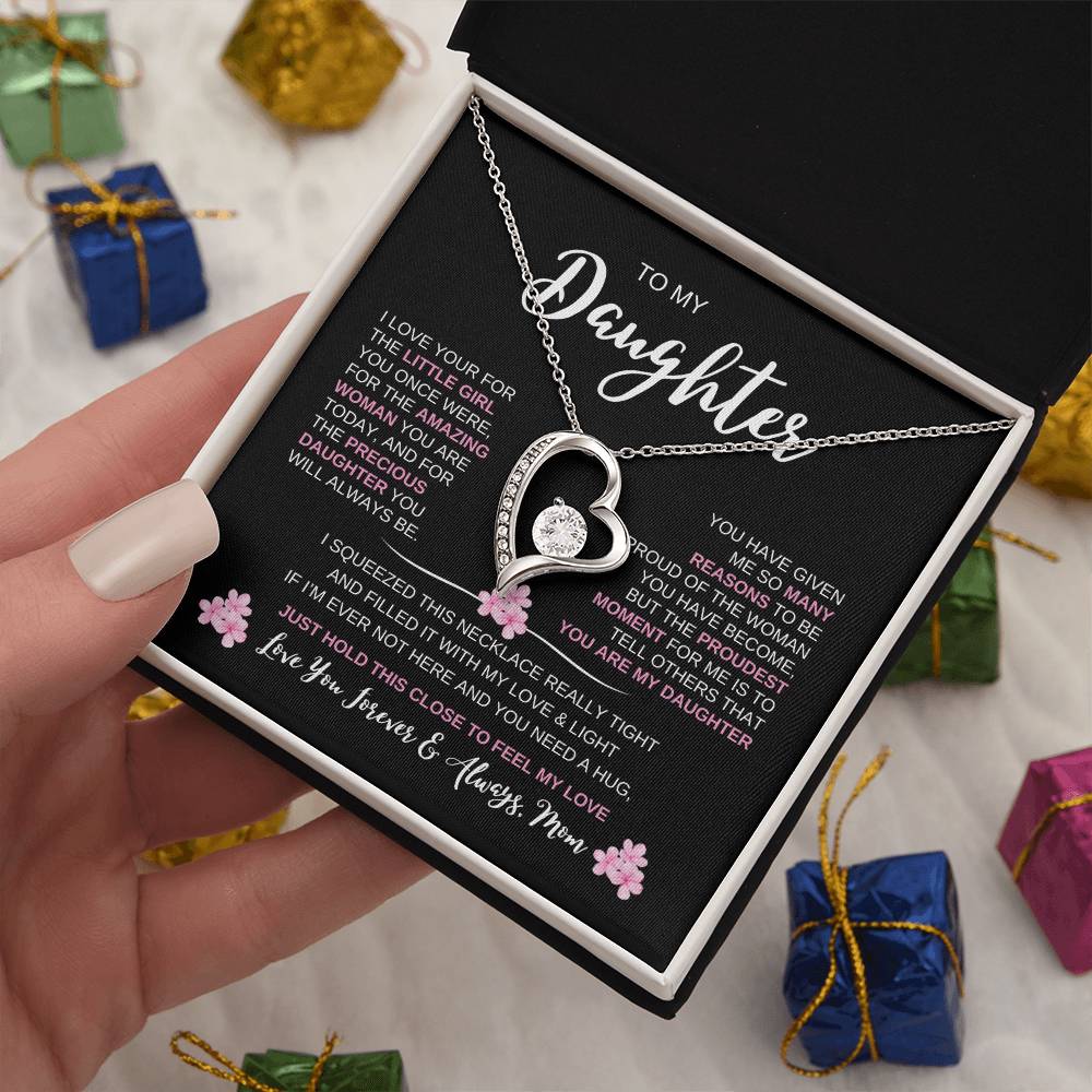 To My Daughter | Forever Love Necklace (P)