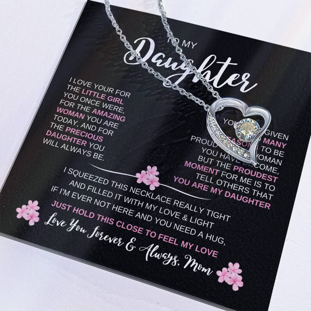 To My Daughter | Forever Love Necklace (P)