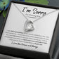 I'm Sorry  For Hurting You | Forever Love Necklace wb