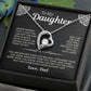 To My Daughter | Love Dad-W | Forever Love Necklace