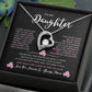 To My Daughter | Forever Love Necklace (P)