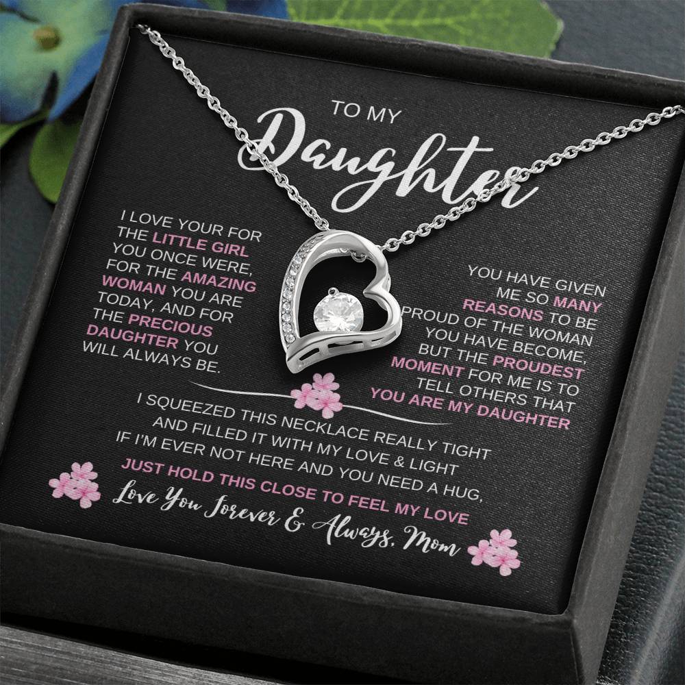 To My Daughter | Forever Love Necklace (P)