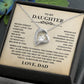 To My Daughter - Never Forget I Love You | Forever Love Necklace