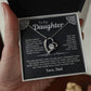To My Daughter | Love Dad-W | Forever Love Necklace