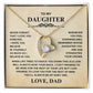 To My Daughter - Never Forget I Love You | Forever Love Necklace