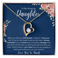 To My Amazing Daughter | Forever Love Necklace-Bl