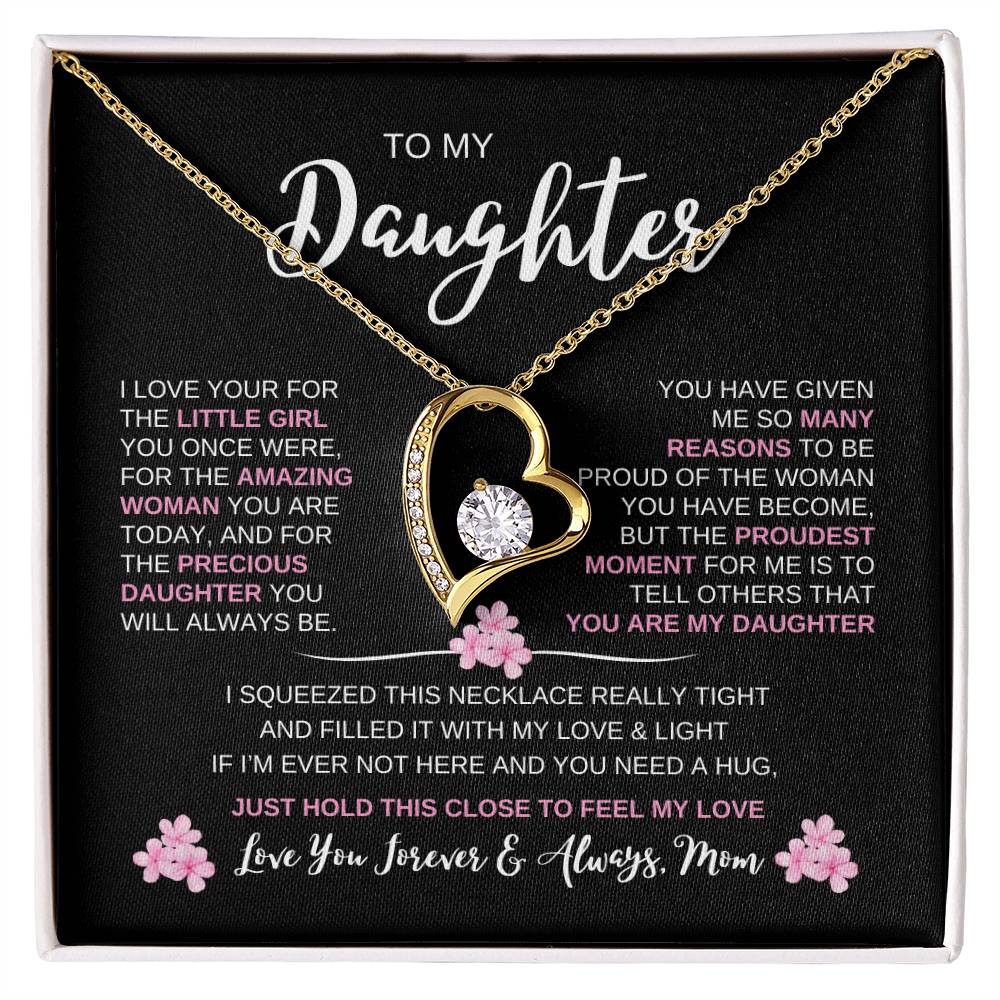 To My Daughter | Forever Love Necklace (P)